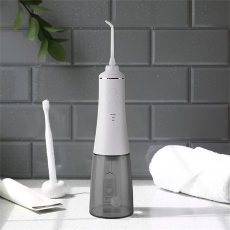 Cordless Irrigator Oral Portable Rechargeable Electric Ultrasonic Dental Teeth Cleaner Water Flosser