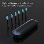 Custom USB Rechargeable Sonic Toothbrush with  Smart Timer fast charging with holder