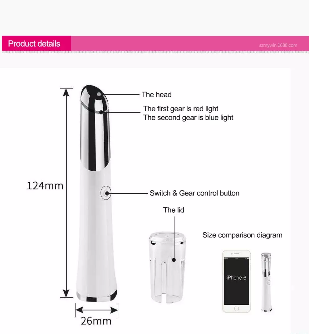 Beauty Eye Massager USB Rechargeable Facial Massager Skin Care Device Details