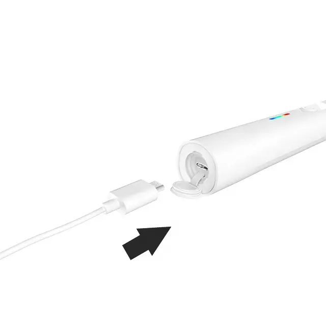 IPX7 Customized Cheap Smart 45 Rotating Electric Wobble Toothbrush