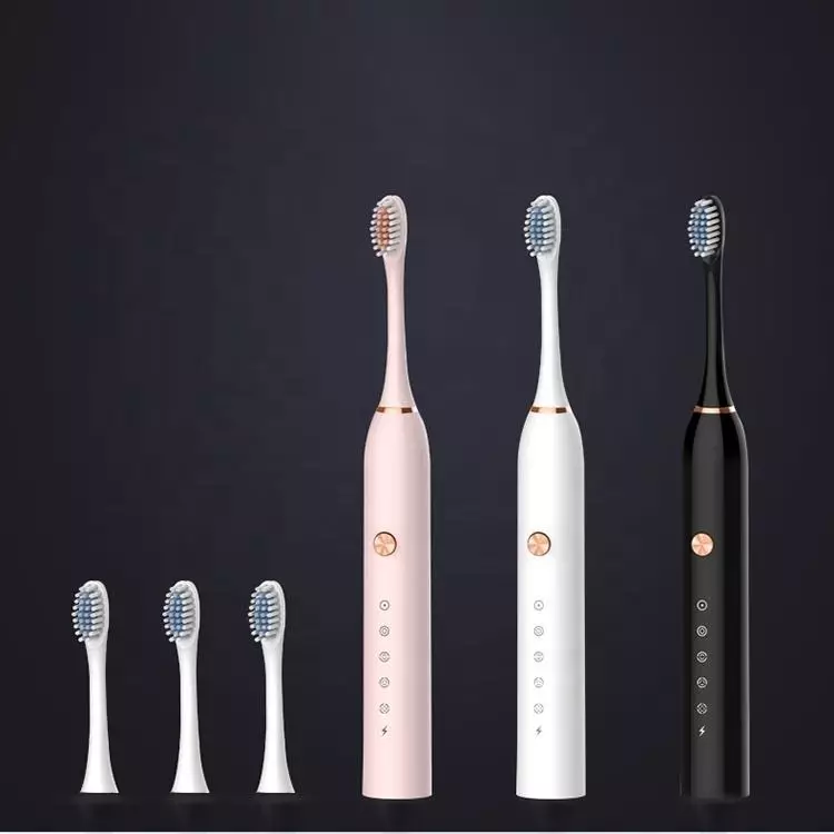 IPX7 Waterproof USB Rechargeable Powered Adults Electric Toothbrush