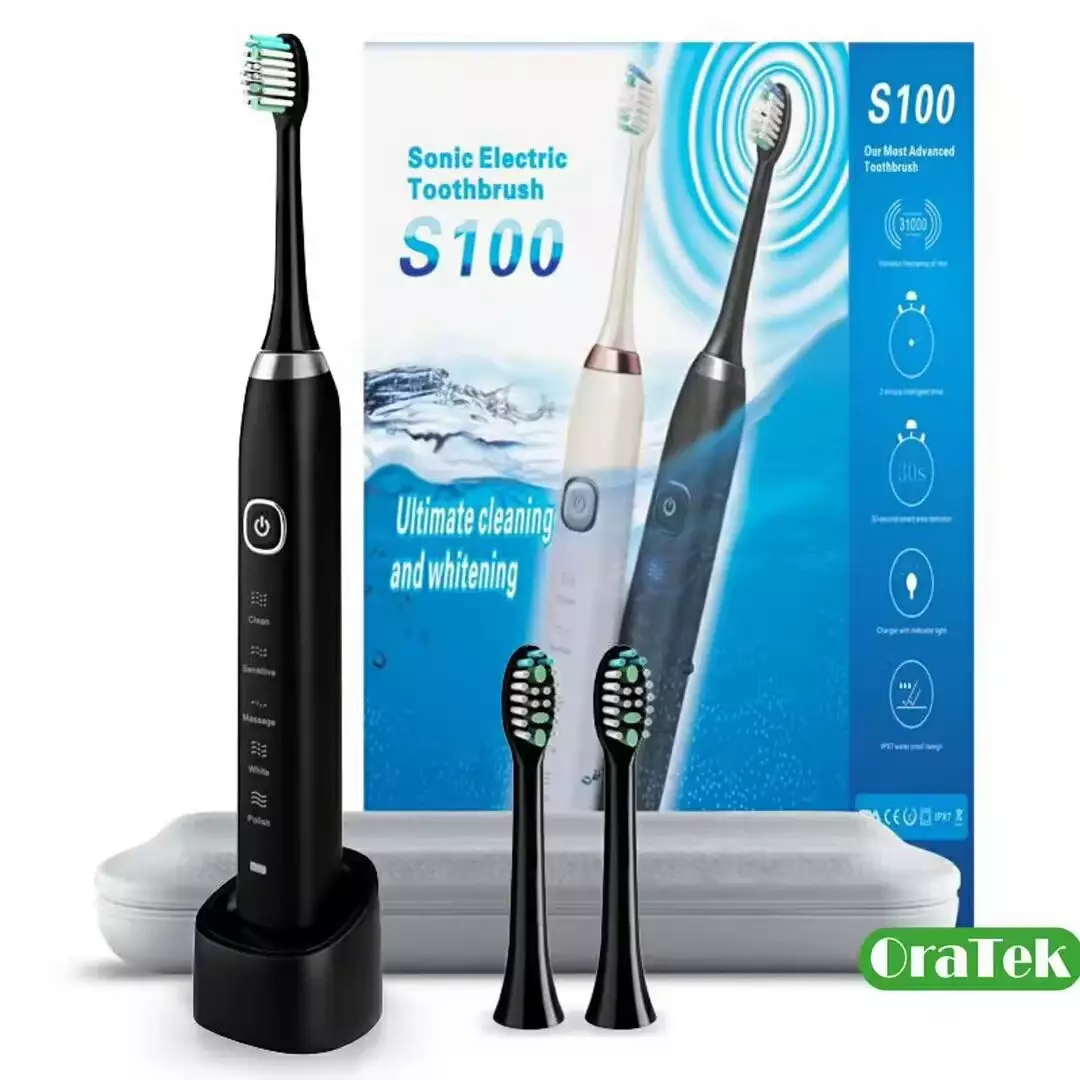 Ipx7 Waterproof Smart Rechargeable Sonic Electric Toothbrush