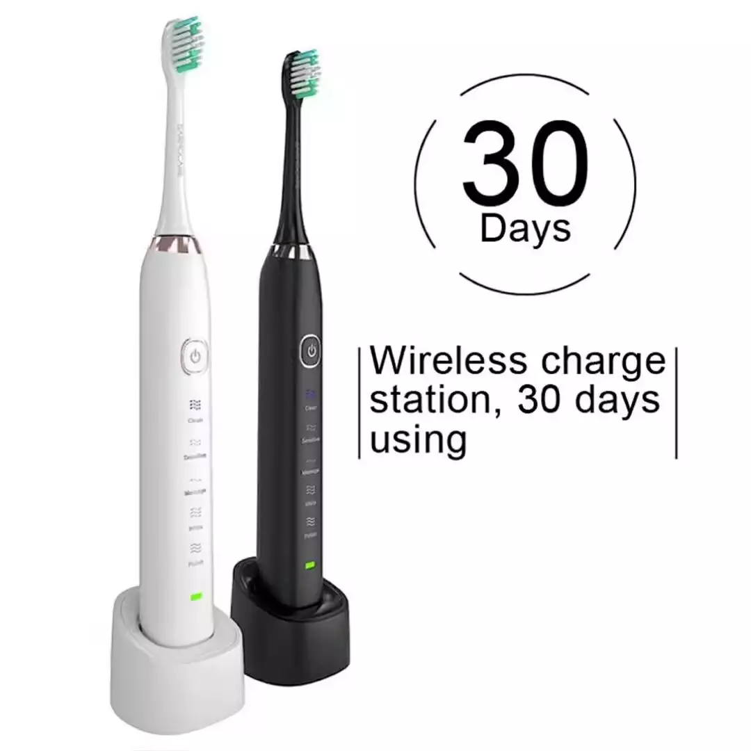 Ipx7 Waterproof Smart Rechargeable Sonic Electric Toothbrush