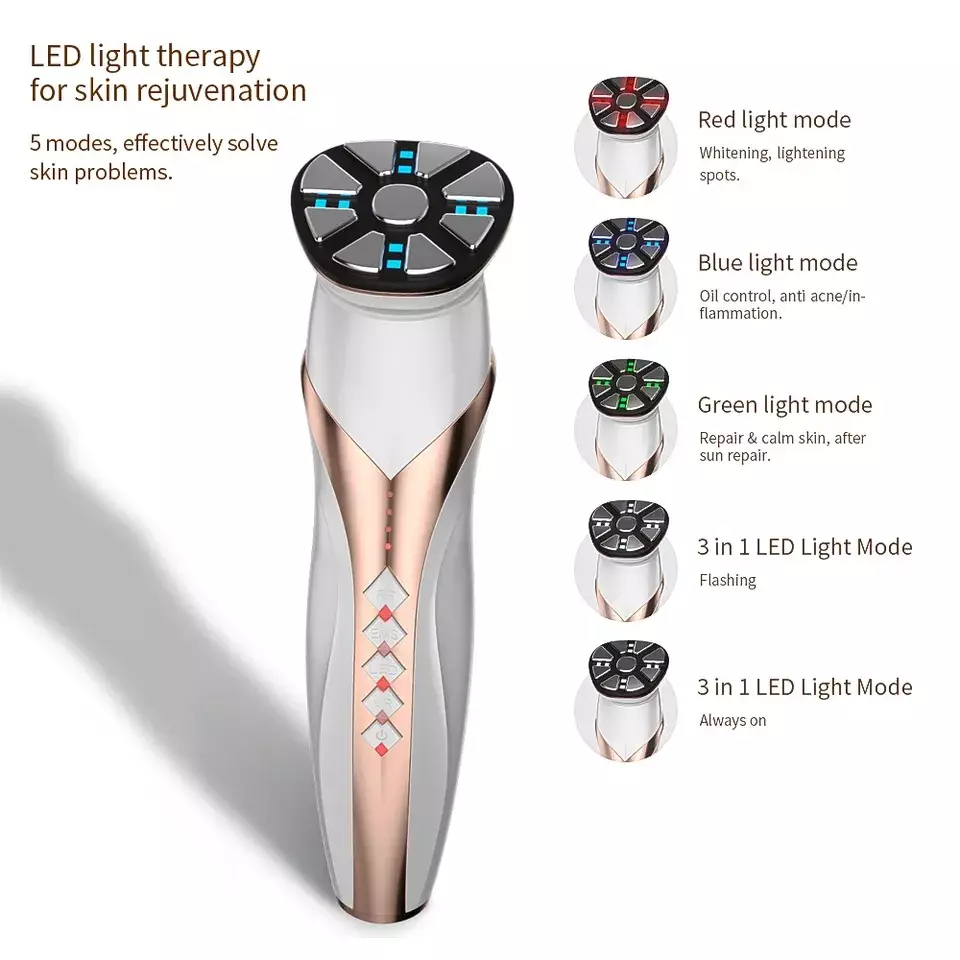 Portable EMS Facial Beauty RF Anti Wrinkle Home Beauty Device