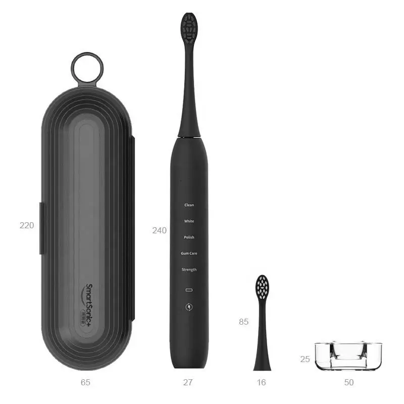 Smart Sonic Whitening Dupont Soft Brush Silent Electric Toothbrush