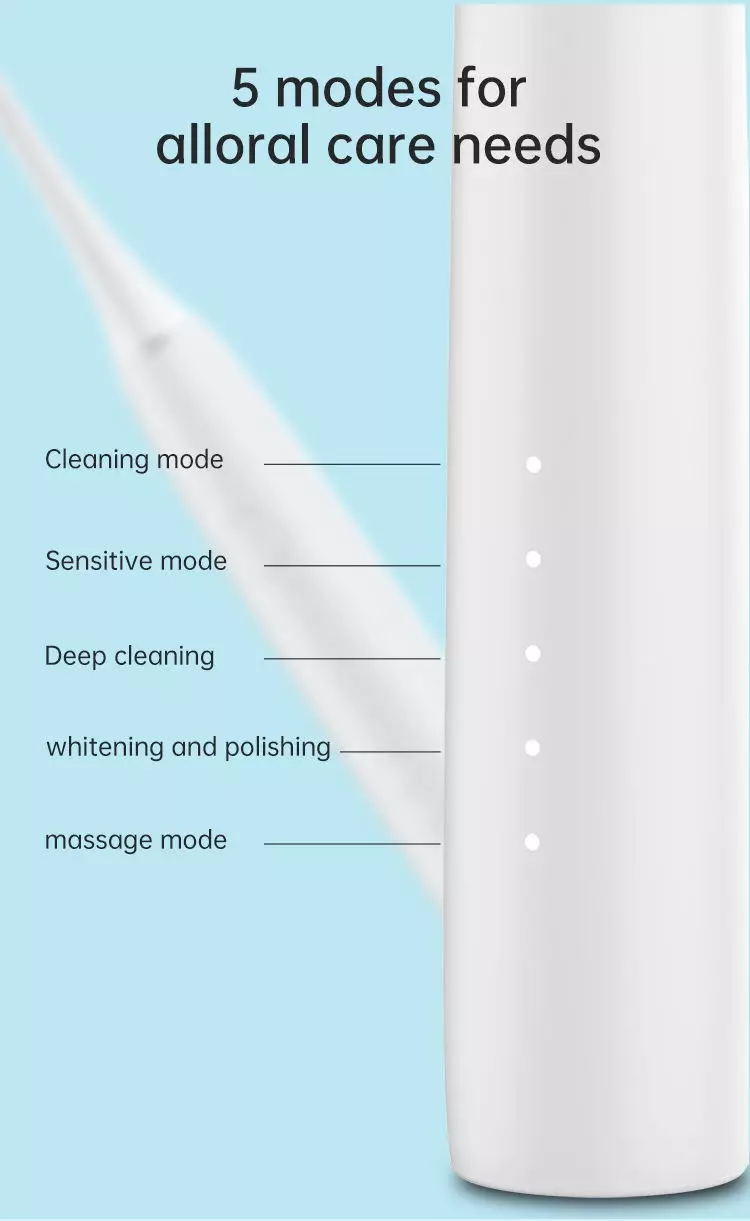 Sonic Smart Timer IPX7 Powerful Waterproof Electric Toothbrush