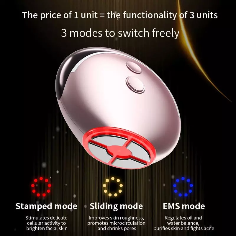 Stamped RF Instrument Photon Therapy Anti Aging Skin Care Device