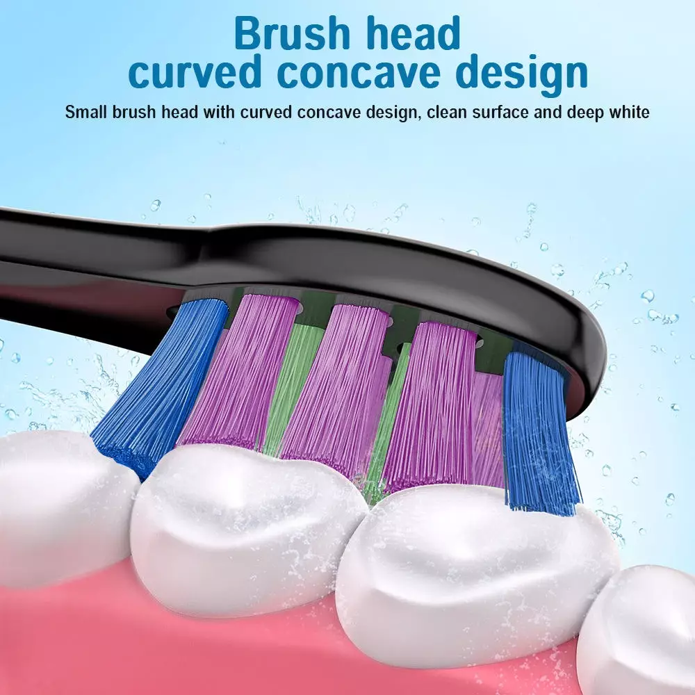 Wireless Rechargeable Oral Care Sonic Electric Toothbrush for Adult