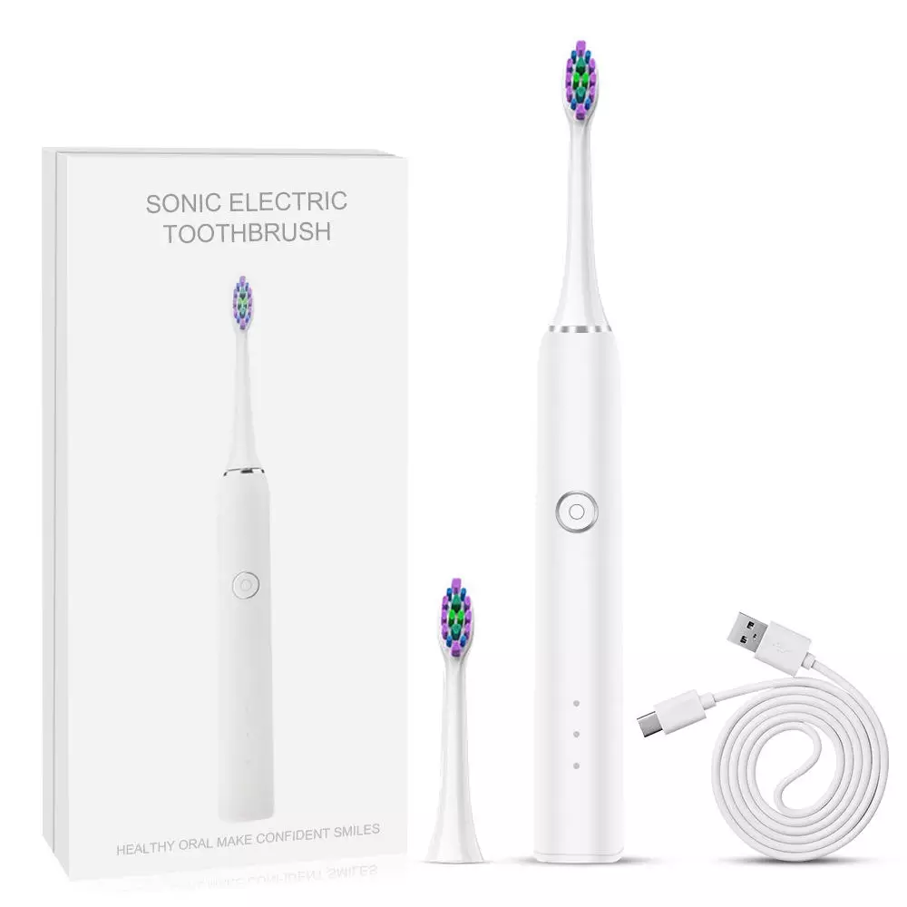 Wireless Rechargeable Oral Care Sonic Electric Toothbrush for Adult